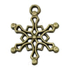 Alloy Snowman Christmas Tree Deer Snowflake Pendant Accessories Diy Earrings Electroplated Natural And Cartoon Style