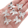 Alloy Spacer Butterfly Pendant Half Bracelet Diy Jewelry Material Silver Retro Accessories