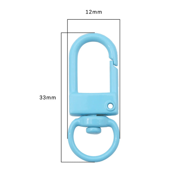 Alloy Spray Paint Handmade Key Chain Door Buckle Mask Chain Pendant Bag Decoration Accessories