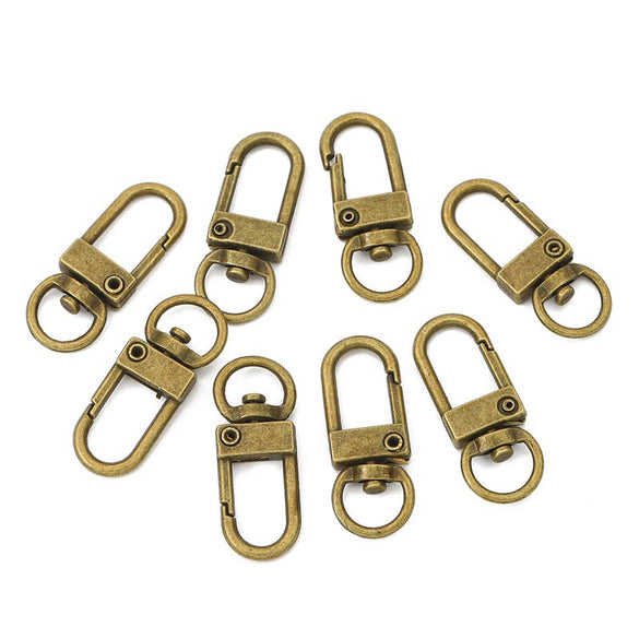 Alloy Spray Paint Handmade Key Chain Door Buckle Mask Chain Pendant Bag Decoration Accessories