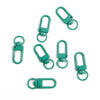 Alloy Spray Paint Handmade Key Chain Door Buckle Mask Chain Pendant Bag Decoration Accessories
