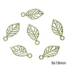 Alloy Spray Paint Leaf Series Jewelry Accessories For Diy Handmade Necklaces Bracelets Earrings