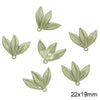Alloy Spray Paint Leaf Series Jewelry Accessories For Diy Handmade Necklaces Bracelets Earrings