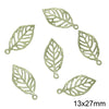 Alloy Spray Paint Leaf Series Jewelry Accessories For Diy Handmade Necklaces Bracelets Earrings