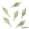 Alloy Spray Paint Leaf Series Jewelry Accessories For Diy Handmade Necklaces Bracelets Earrings