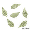 Alloy Spray Paint Leaf Series Jewelry Accessories For Diy Handmade Necklaces Bracelets Earrings