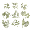 Alloy Spray Paint Leaf Series Jewelry Accessories For Diy Handmade Necklaces Bracelets Earrings