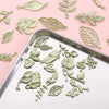 Alloy Spray Paint Leaf Series Jewelry Accessories For Diy Handmade Necklaces Bracelets Earrings