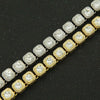 Alloy Square Diamond Geometric Style Unisex Bracelet