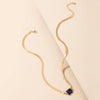 Alloy Square Geometric Simple Style Women's Clavicle Chain Necklace Jewelry