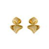 Alloy Stainless Steel Electroplated Geometric Irregular Earrings For Women