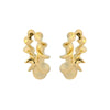 Alloy Stainless Steel Electroplated Wave Geometric Retro Simple Elegant Women's Earrings