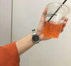 Alloy Stainless Steel Round Dial Casual Retro Chain Quartz Watch For General Audience