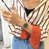 Alloy Stainless Steel Round Dial Casual Retro Chain Quartz Watch For General Audience