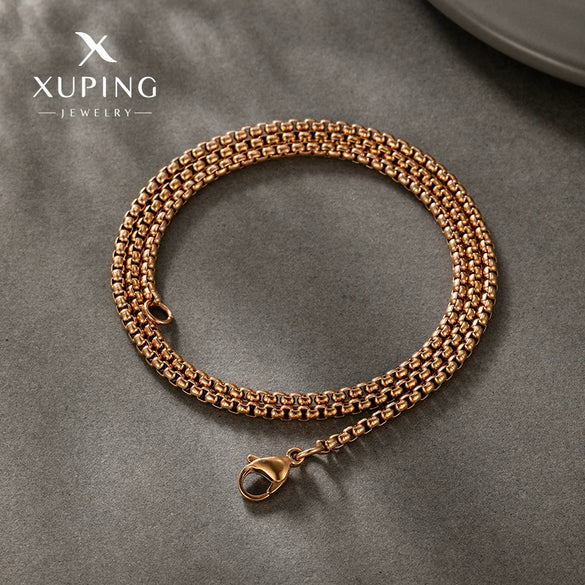 Alloy Stainless Steel Titanium Steel Electroplated Retro Simple Versatile Necklace For Women