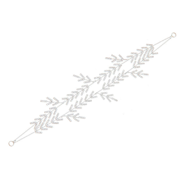 Alloy Star Pattern Bridal Hair Band Baroque Rhinestone Fashion Style