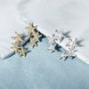 Alloy Starfish Diamond Earrings Trendy Jewelry For Women