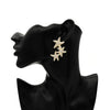 Alloy Starfish Diamond Earrings Trendy Jewelry For Women