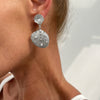Alloy Starfish Shell Conch Earrings Minimalist Style Electroplated For Women
