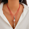 Alloy Starfish Shell Small Fish Ball Chain Necklace With Animal Zodiac Pattern And Electroplating Treatment