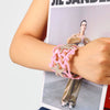Alloy Starfish Spring Bracelet Geometric Diamond Design Irregular Coral Hollow