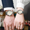Alloy Steel Band Quartz Watch Business Style Round Dial Waterproof