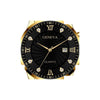 Alloy Steel Rhinestone Inlaid Men's Watch Bracelet Lion Jewelry Set With Horseshoe Buckle