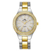 Alloy Steel Strip Quartz Women's Watch Diamondencrusted Fashion Elegant Round