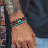 Alloy Stone Geometric Handmade Beaded Bracelet Unisex Retro Bohemian Style