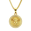Alloy Street Geometric Diamond Pendant Hiphop Necklace