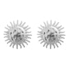 Alloy Sunflower Pendant Jewelry Set With Snake Bone Chain For Women