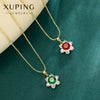 Alloy Sunflower Pendant Necklace With Ball Chain And Electroplating Treatment