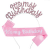 Alloy Sweet Style Electroplated Rhinestone Headband And Belt For Birthday Party Accessories