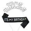 Alloy Sweet Style Electroplated Rhinestone Headband And Belt For Birthday Party Accessories