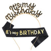 Alloy Sweet Style Electroplated Rhinestone Headband And Belt For Birthday Party Accessories