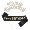 Alloy Sweet Style Electroplated Rhinestone Headband And Belt For Birthday Party Accessories