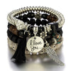 Alloy Tassel Wings Pendant Ladies Bracelet Fashion Style