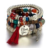 Alloy Tassel Wings Pendant Ladies Bracelet Fashion Style