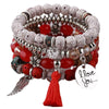 Alloy Tassel Wings Pendant Ladies Bracelet Fashion Style