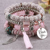 Alloy Tassel Wings Pendant Ladies Bracelet Fashion Style