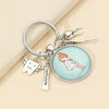 Alloy Teeth Shaped Keychain Pendant Jewelry