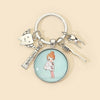 Alloy Teeth Shaped Keychain Pendant Jewelry