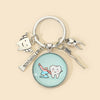 Alloy Teeth Shaped Keychain Pendant Jewelry