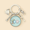 Alloy Teeth Shaped Keychain Pendant Jewelry