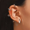 Alloy Thorn Spine Bone Mechanical Style Electroplated Ear Clip For Men And Women