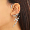 Alloy Thorn Spine Bone Mechanical Style Electroplated Ear Clip For Men And Women