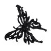 Alloy Three Dimensional Large Butterfly Women's Retro Niche Fashion Exaggerated Temperament Ring With Electroplating
