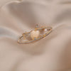 Alloy Threedimensional Planet Star Brooch Electroplated For Men And Women