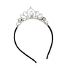 Alloy Threedimensional Rhinestone Hairband For Girls Electroplated Hair Accessories