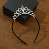 Alloy Threedimensional Rhinestone Hairband For Girls Electroplated Hair Accessories